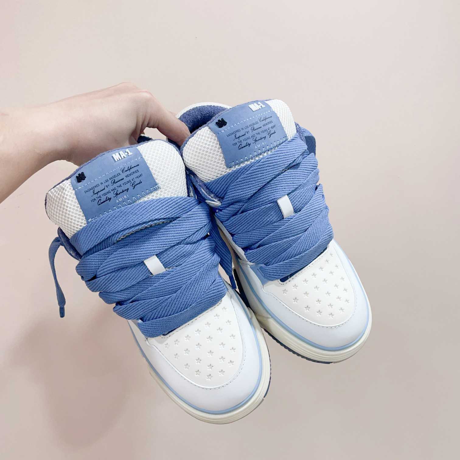 Amiri MA-1 Low Top Lace Up Sneakers - DopestKickz