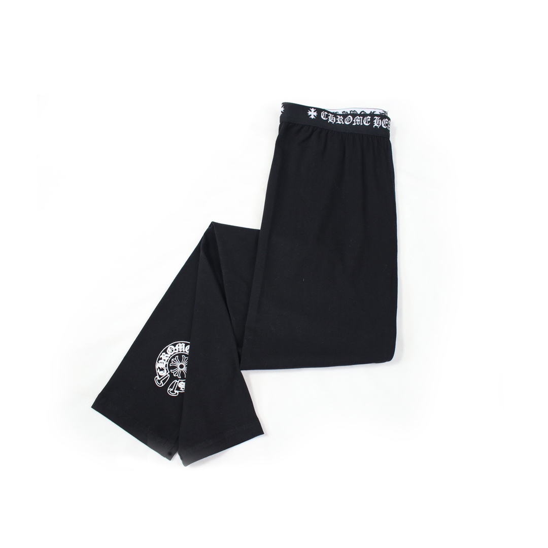 Chrome Hearts Logo Leggings - DopestKickz