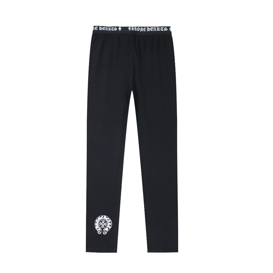 Chrome Hearts Logo Leggings - DopestKickz
