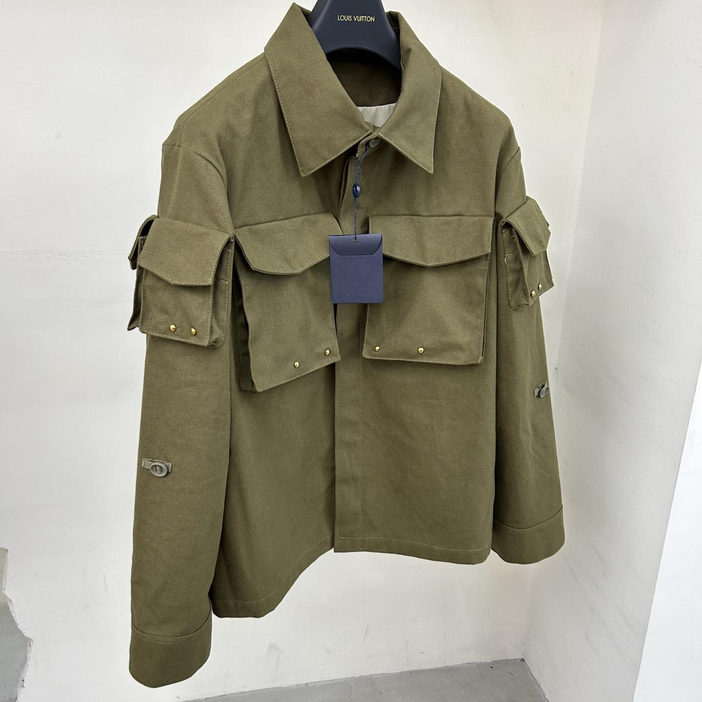 Louis Vuitton Cotton Utility Overshirt - DopestKickz