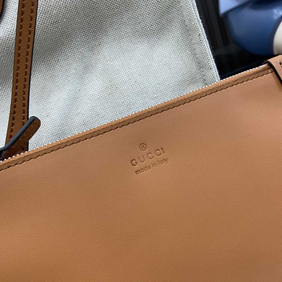 Gucci Medium Tote Bag With Gucci Print - DopestKickz