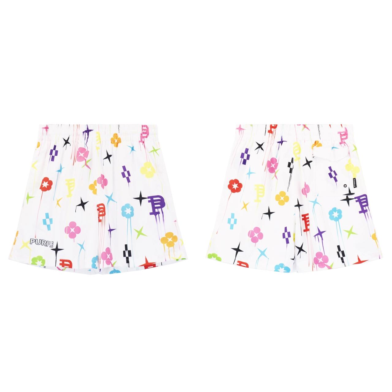 Purple-Brand All Around Short 'All Over Print' - DopestKickz