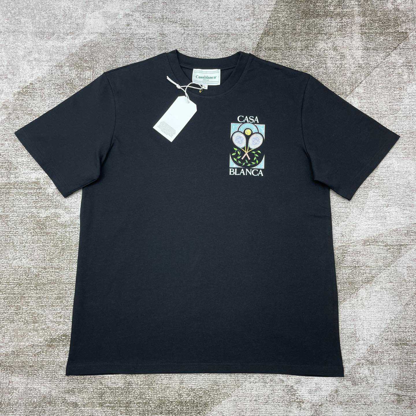 Casablanca Tennis Pastelle Printed T-Shirt   C871 - DopestKickz