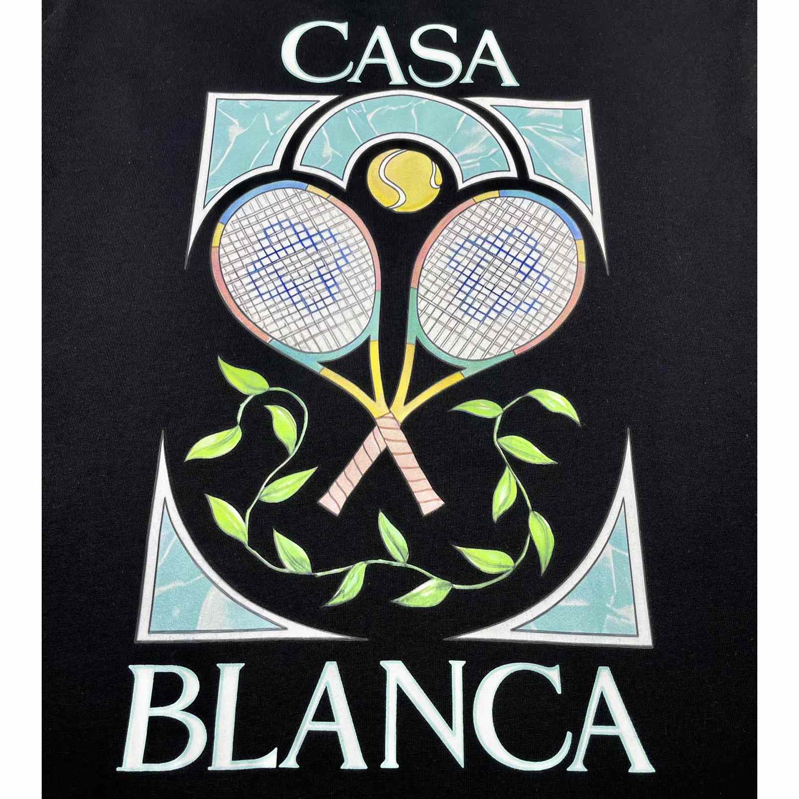 Casablanca Tennis Pastelle Printed T-Shirt   C871 - DopestKickz