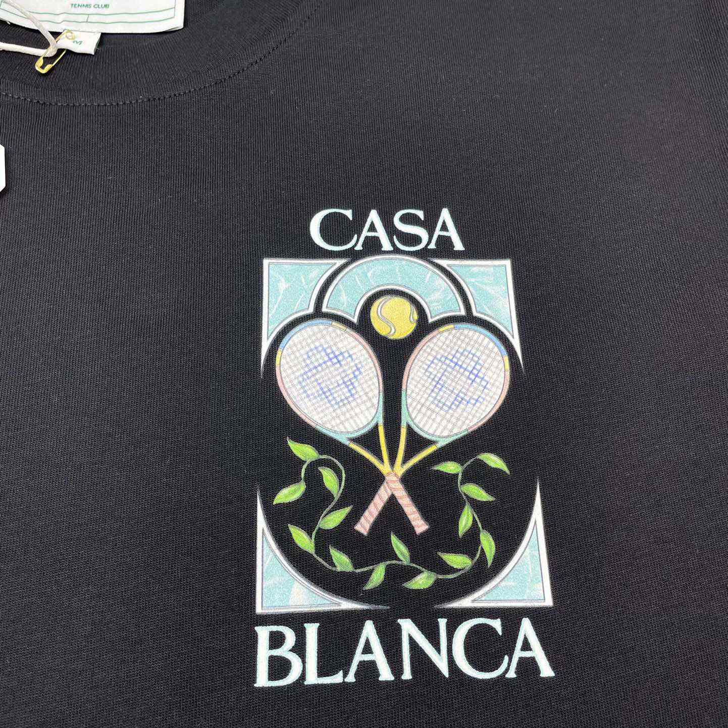 Casablanca Tennis Pastelle Printed T-Shirt   C871 - DopestKickz