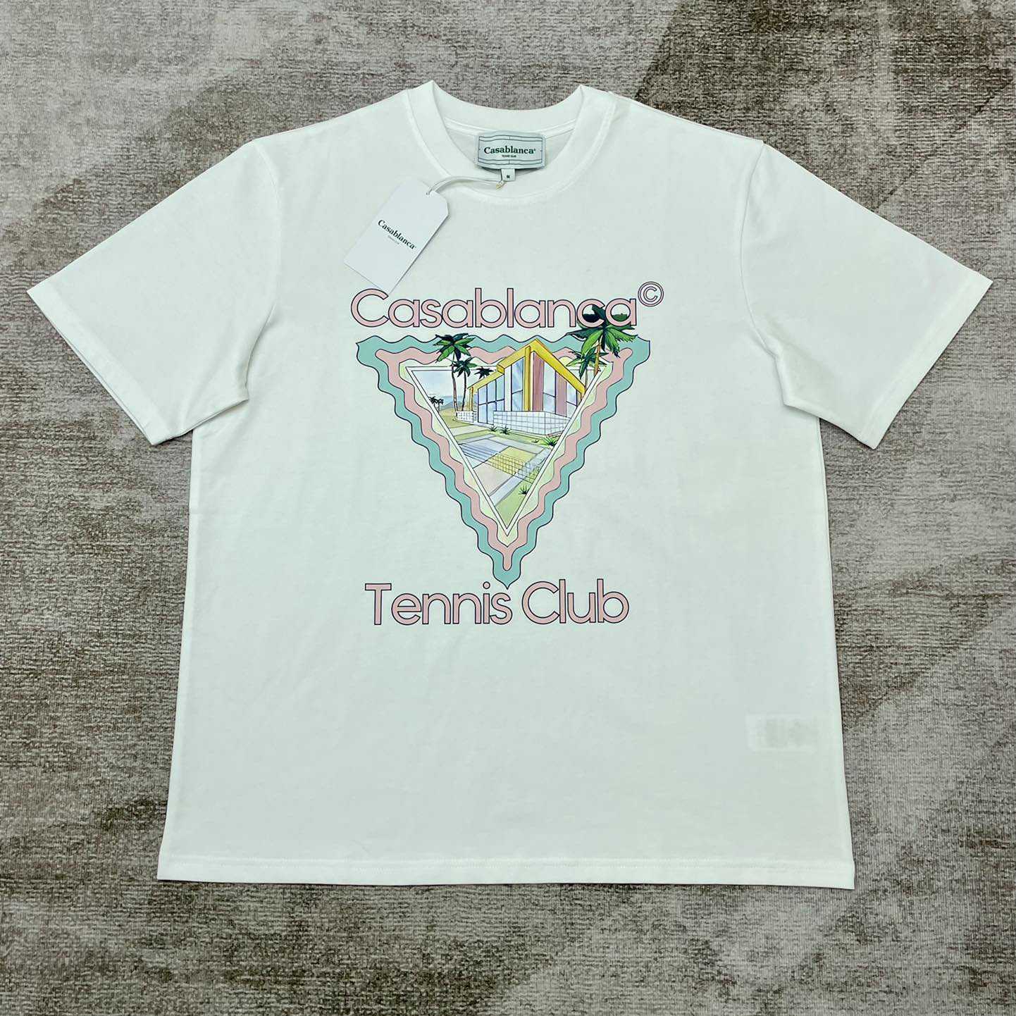 Casablanca  Tennis Club Icon T-shirt  C875 - DopestKickz