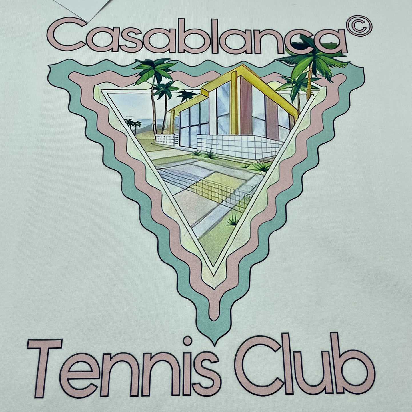Casablanca  Tennis Club Icon T-shirt  C875 - DopestKickz