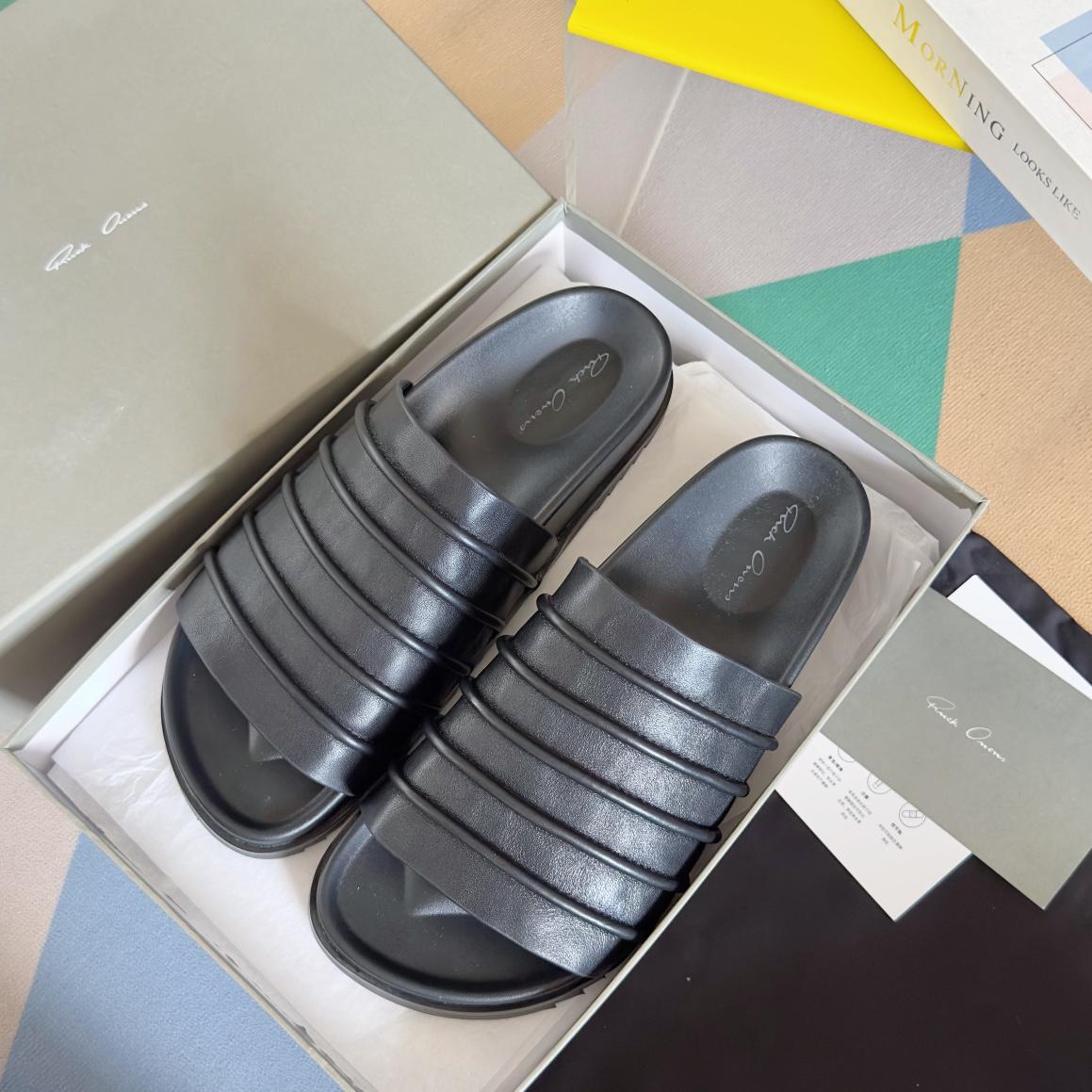 Rick Owens Ruhlmann Granola Slides - DopestKickz