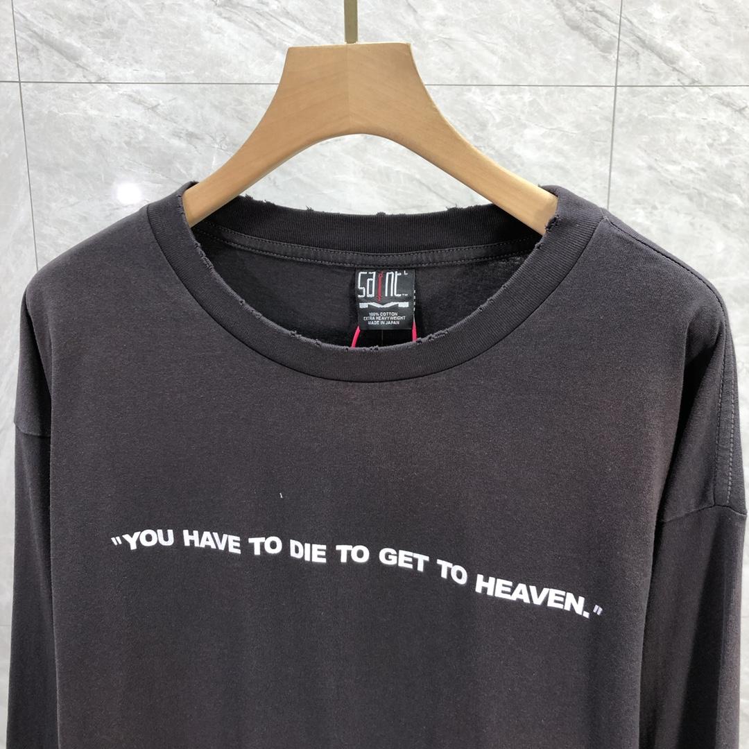 Saint Michael S N T Long Sleeved Club Tee - DopestKickz