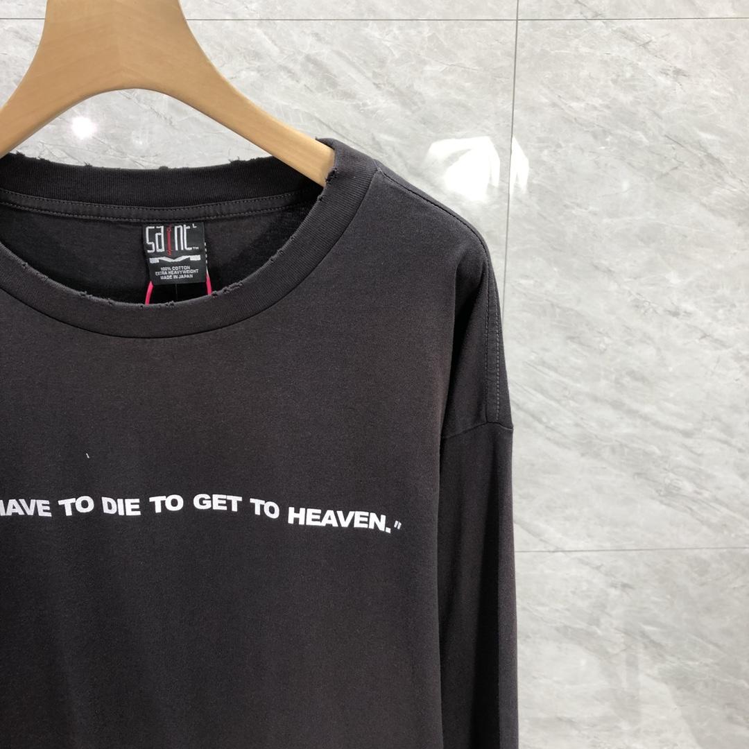 Saint Michael S N T Long Sleeved Club Tee - DopestKickz