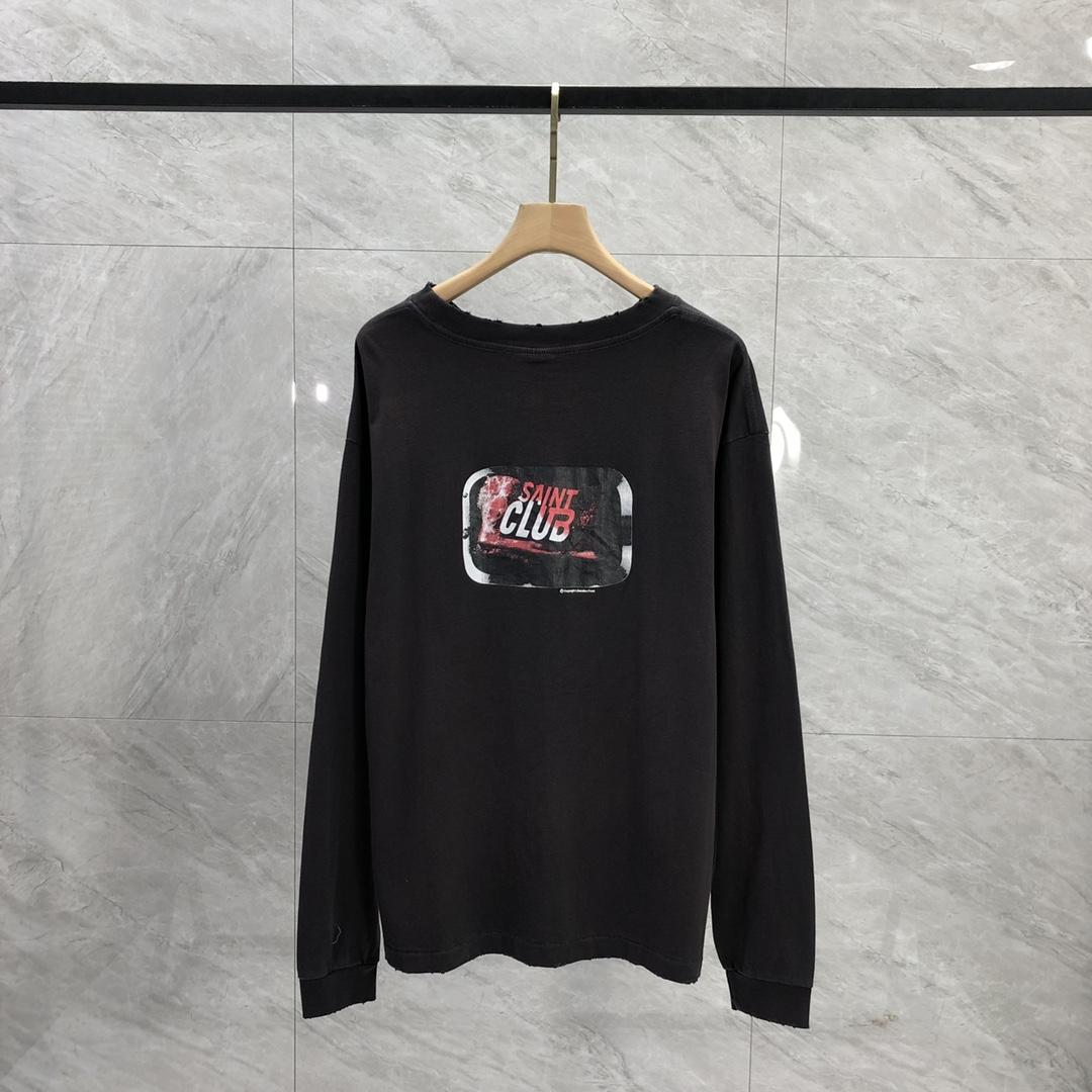 Saint Michael S N T Long Sleeved Club Tee - DopestKickz