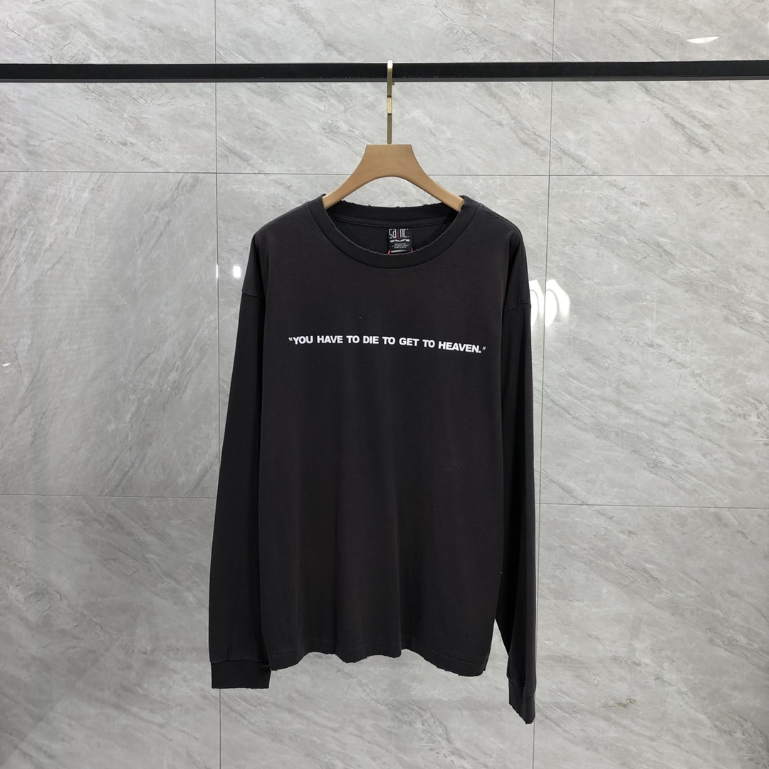 Saint Michael S N T Long Sleeved Club Tee - DopestKickz