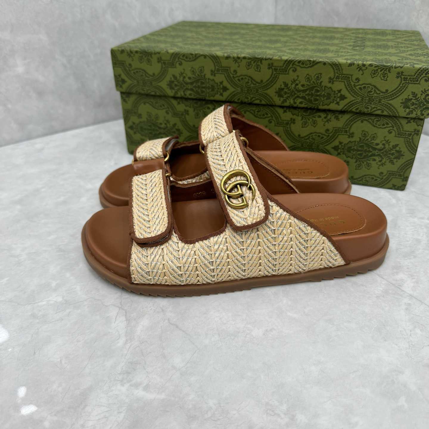 Gucci Sandal With Double G   - DopestKickz