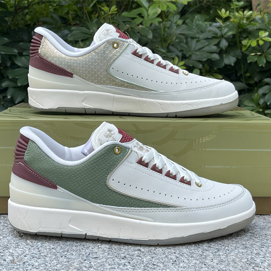 Air Jordan 2 Low “Chinese New Year” Sneakers    FJ6871-100  - DopestKickz