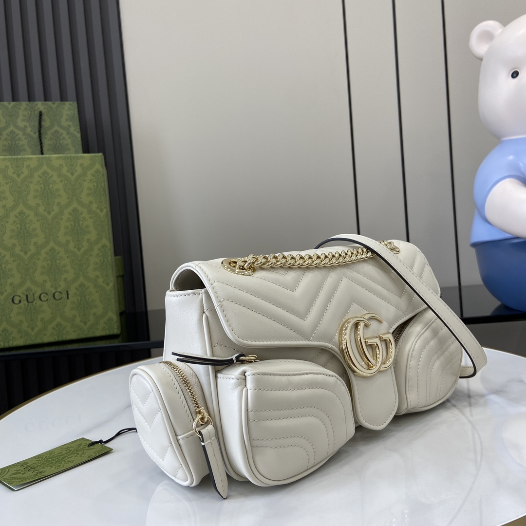 Gucci GG Marmont Small Multi-pocket Bag - DopestKickz