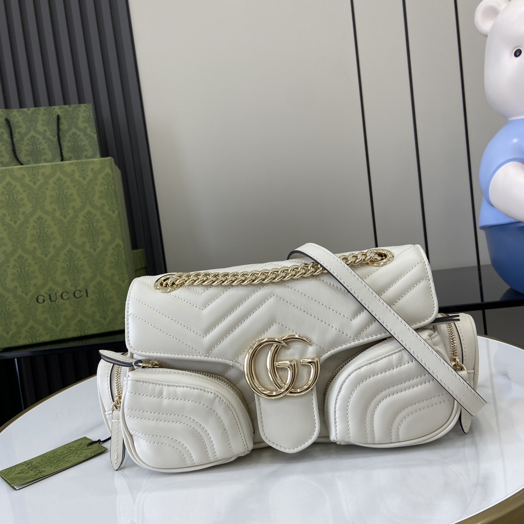 Gucci GG Marmont Small Multi-pocket Bag - DopestKickz