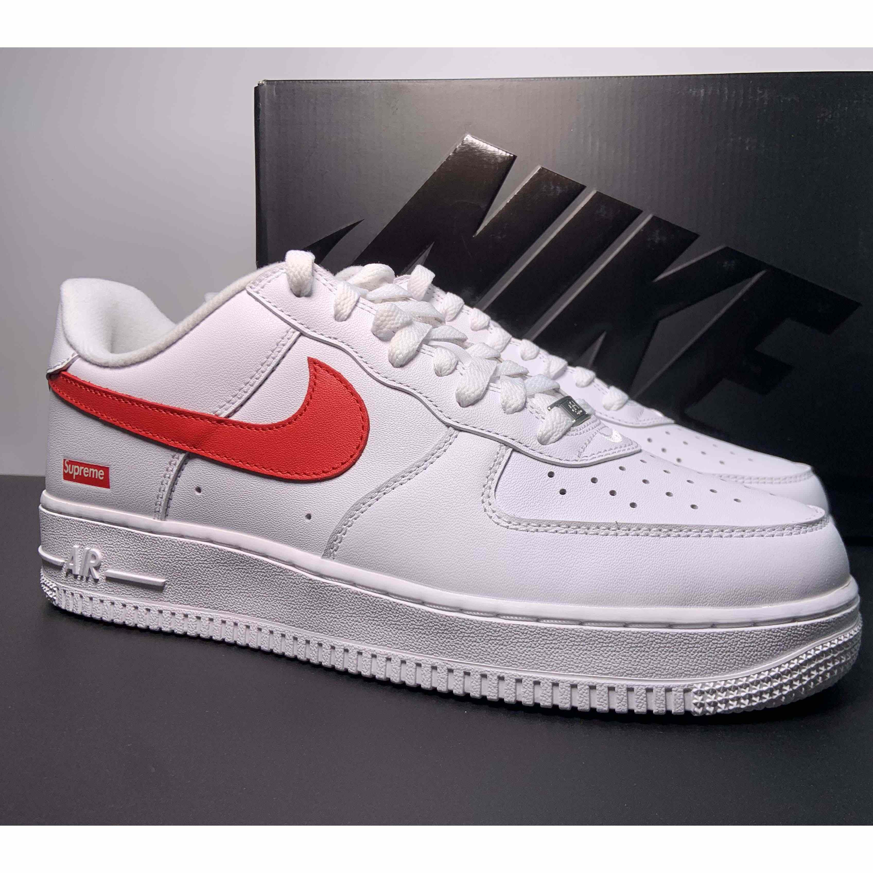 Suprem x Nike Air Force 1 Low "China Exclusive" Sneaker    CU9225-101  - DopestKickz