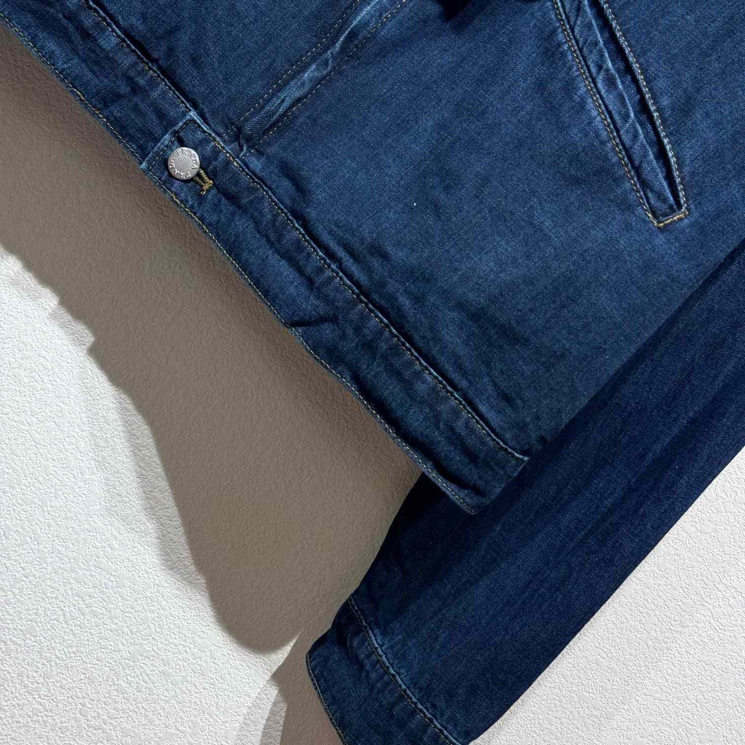 Prada Light Denim Zipper Jacket  - DopestKickz