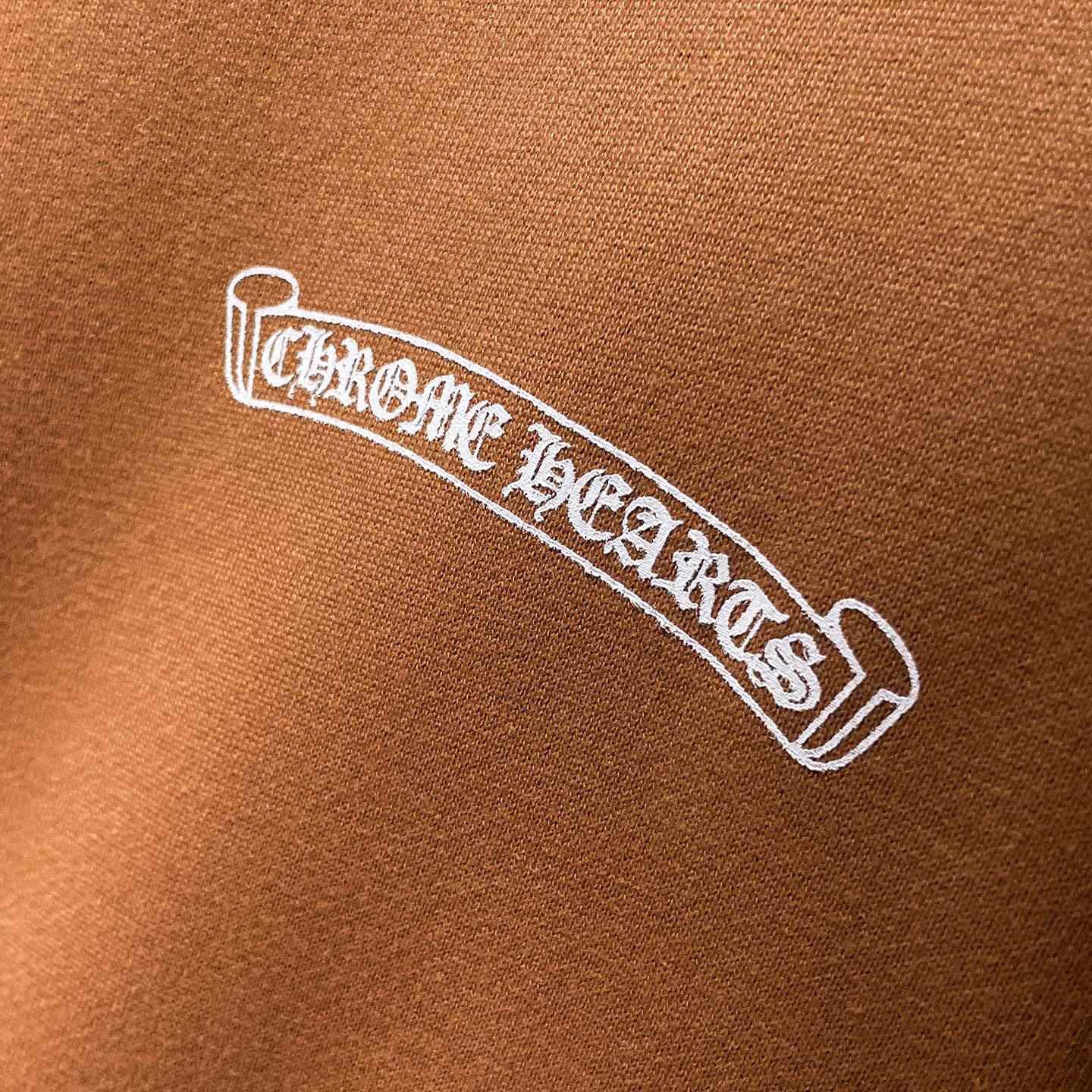 Chrome Hearts x Matty Boy Brown & Pink 'Structure' Hoodie - DopestKickz