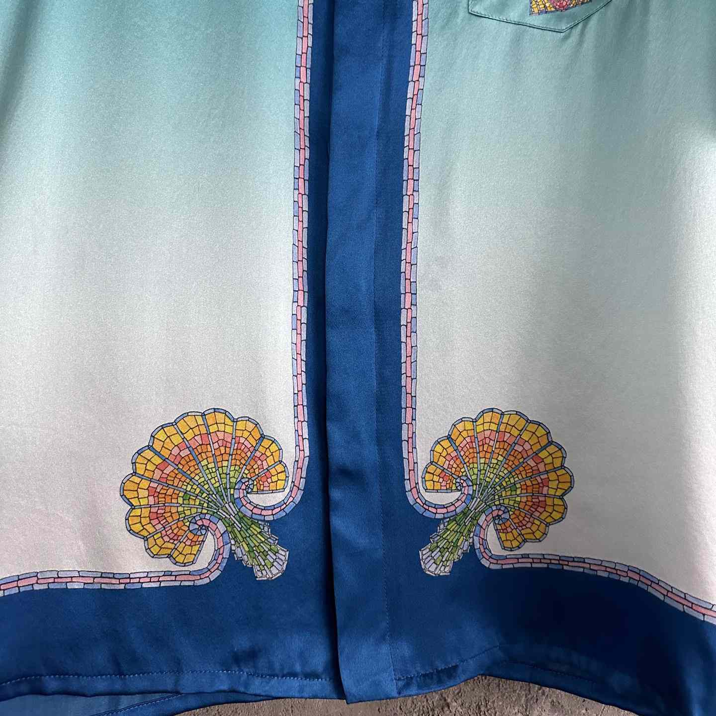 Casablanca Ombré Print Short-Sleeve Shirt - DopestKickz