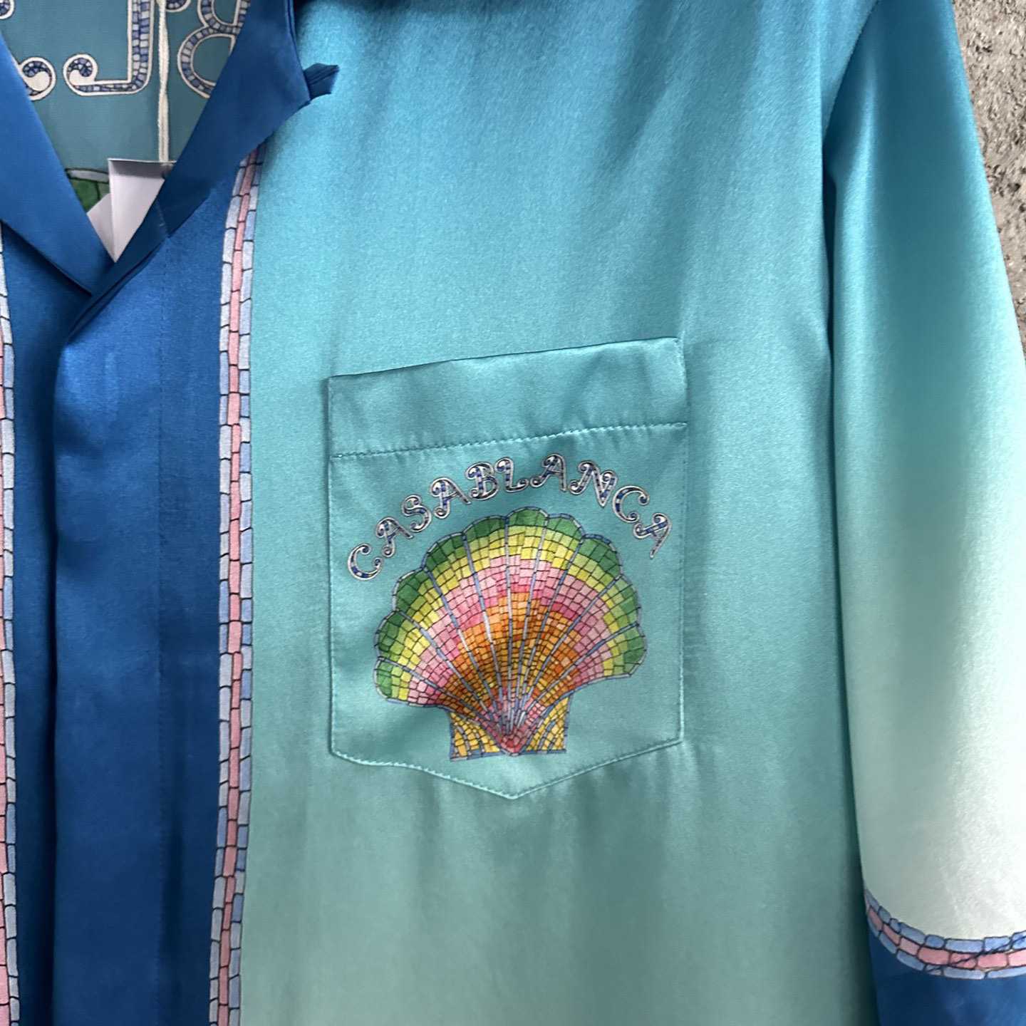 Casablanca Ombré Print Short-Sleeve Shirt - DopestKickz