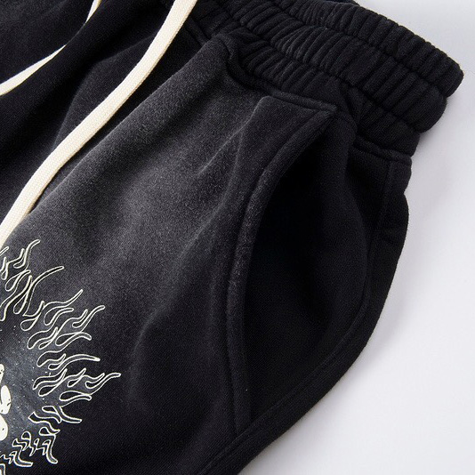 Hellstar Black Records Shorts  - DopestKickz