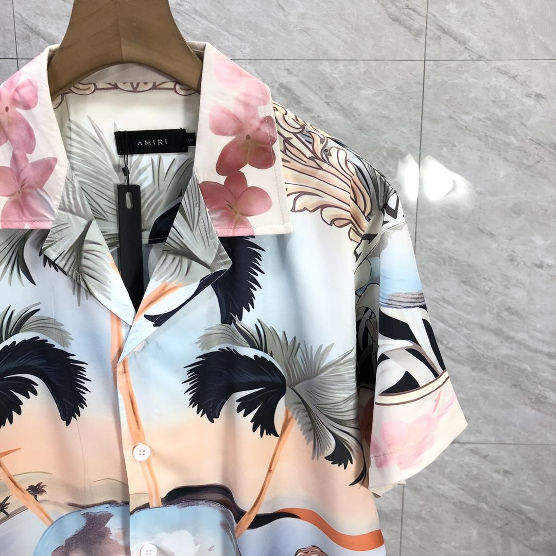 Amiri Cherub Silk Shirt - DopestKickz