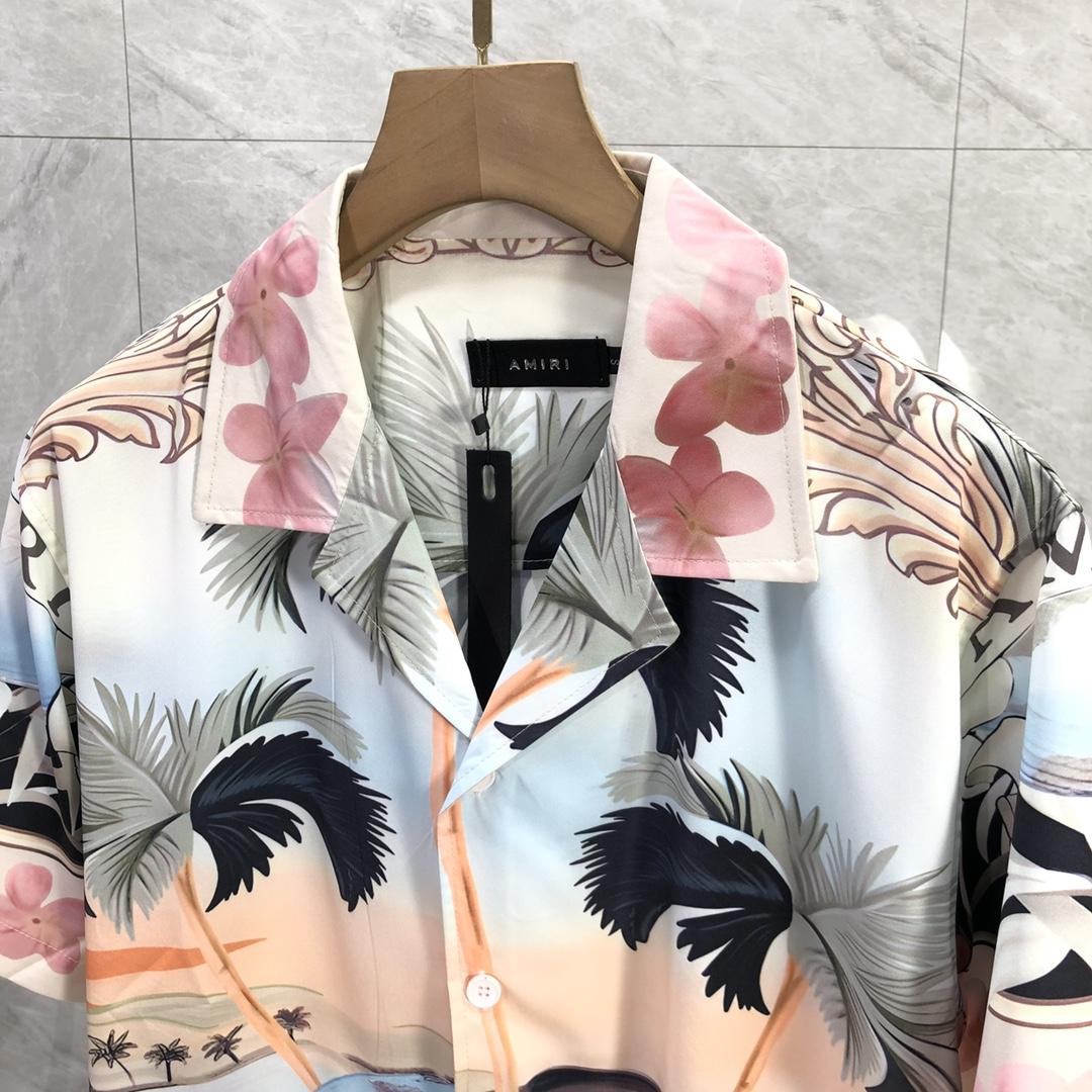 Amiri Cherub Silk Shirt - DopestKickz