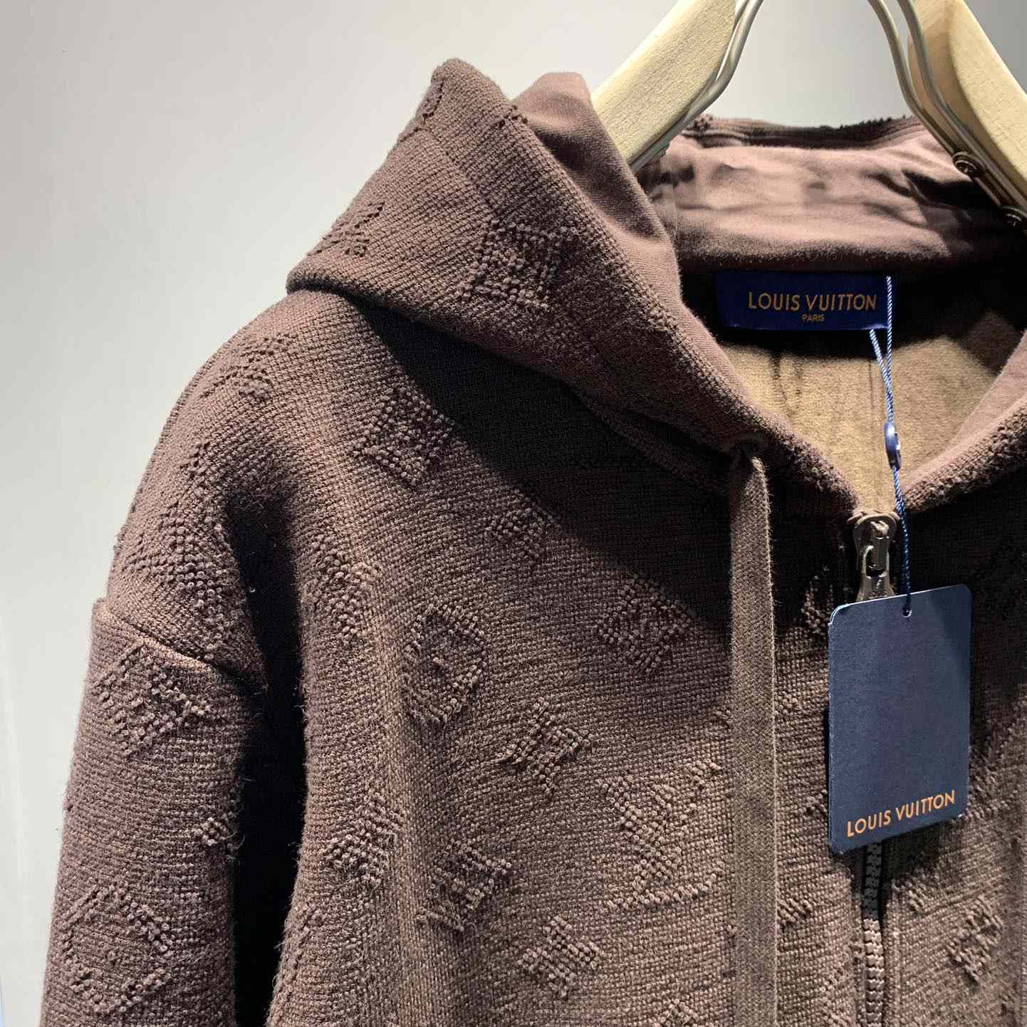 Louis Vuitton Monogram Zip Through Hoodie - DopestKickz