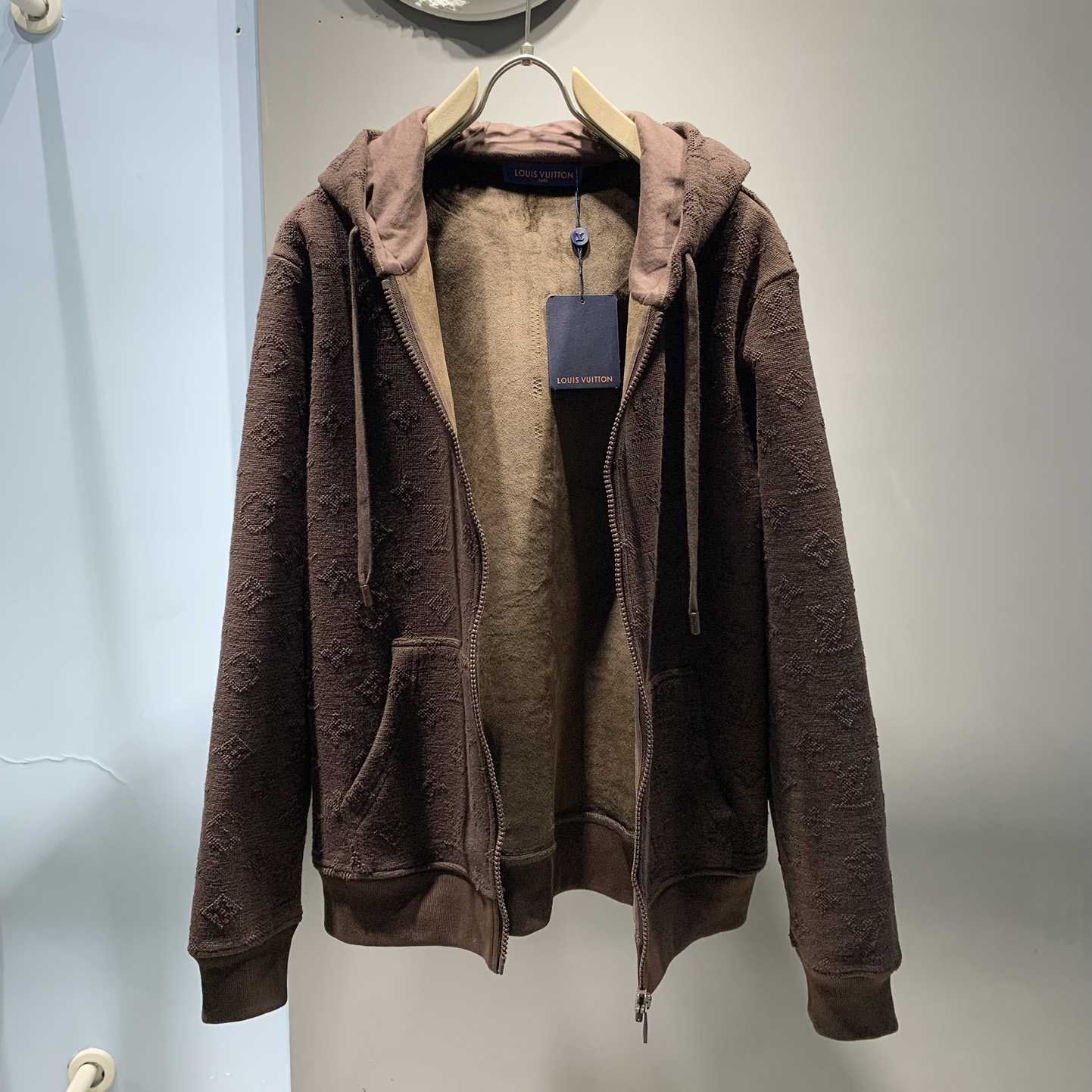 Louis Vuitton Monogram Zip Through Hoodie - DopestKickz