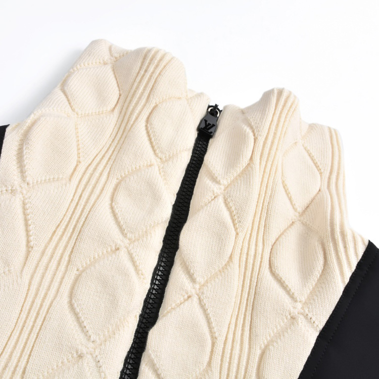 Louis Vuitton Knitted Collar Embroidered Technical Blouson   1AFPU4 - DopestKickz