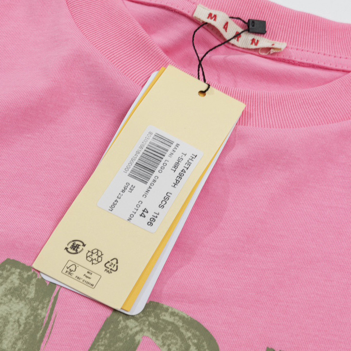 Marni Cotton T-Shirt With Logo - DopestKickz
