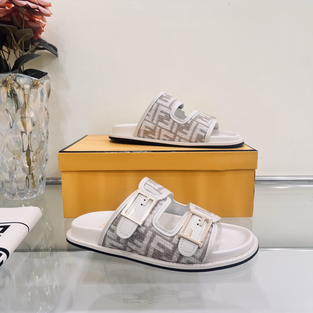 Fendi Feel Slides - DopestKickz