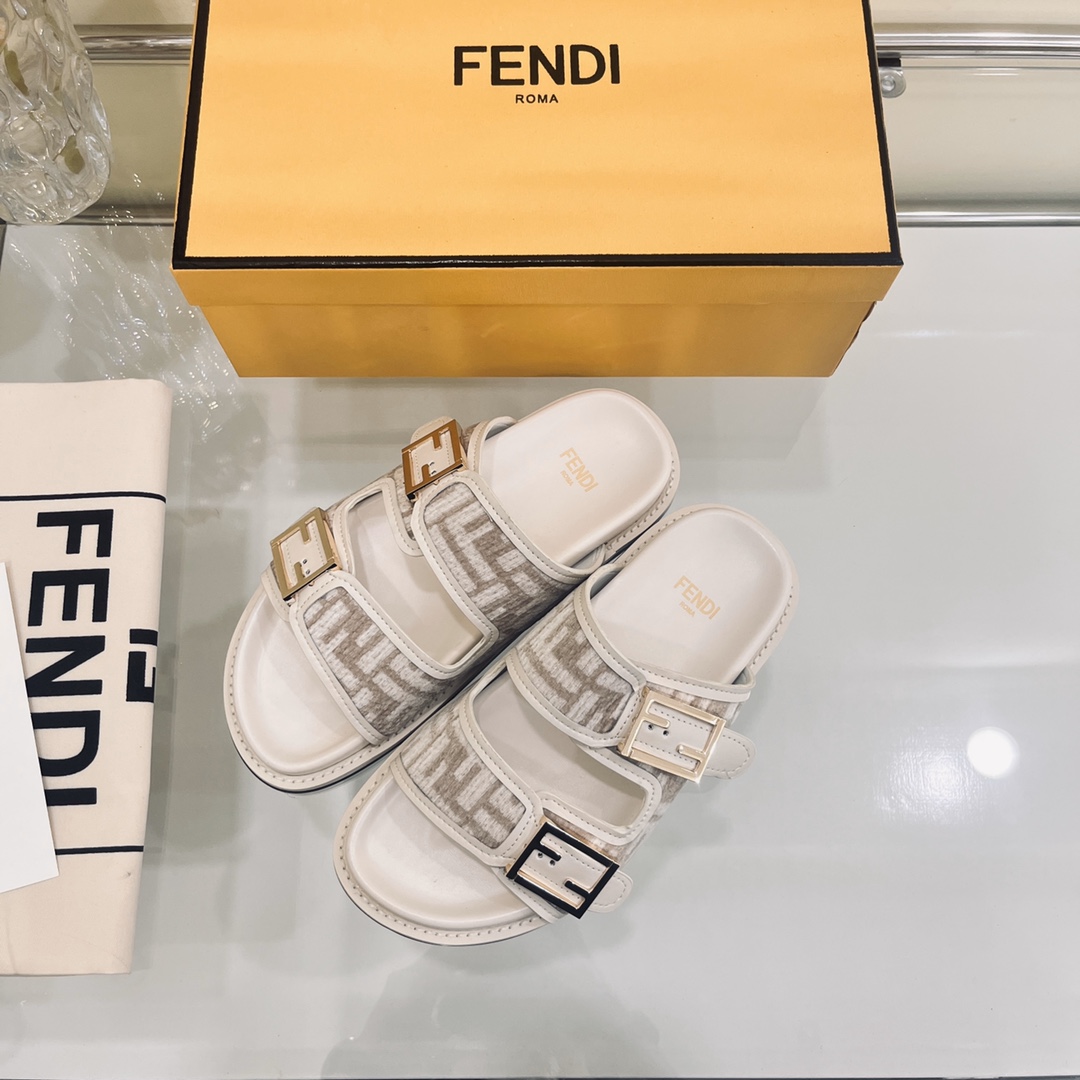 Fendi Feel Slides - DopestKickz