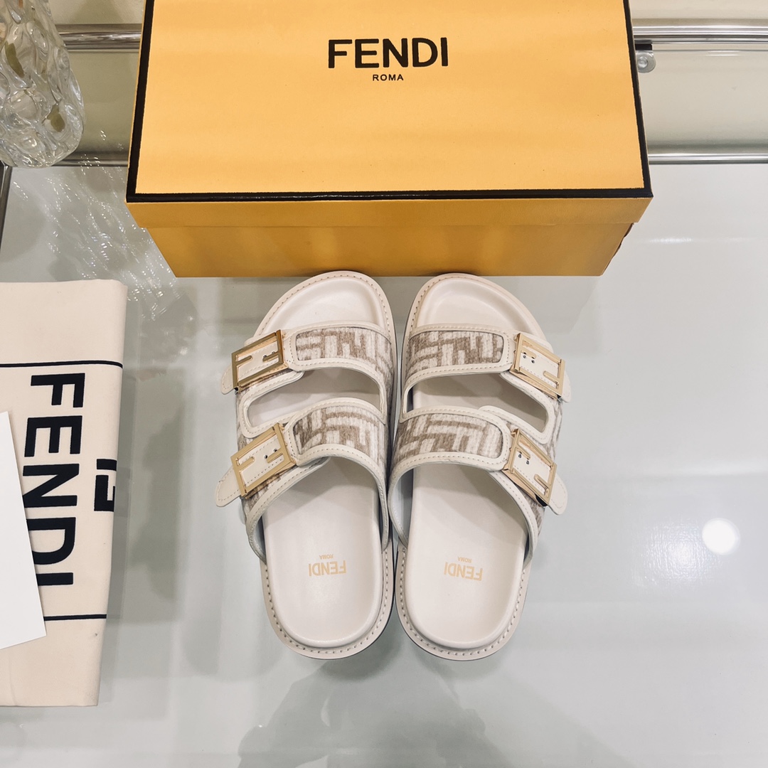Fendi Feel Slides - DopestKickz