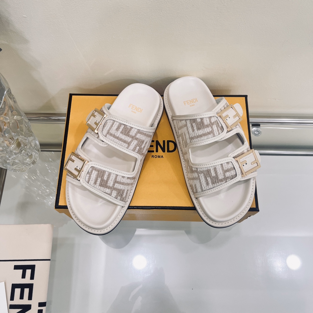 Fendi Feel Slides - DopestKickz