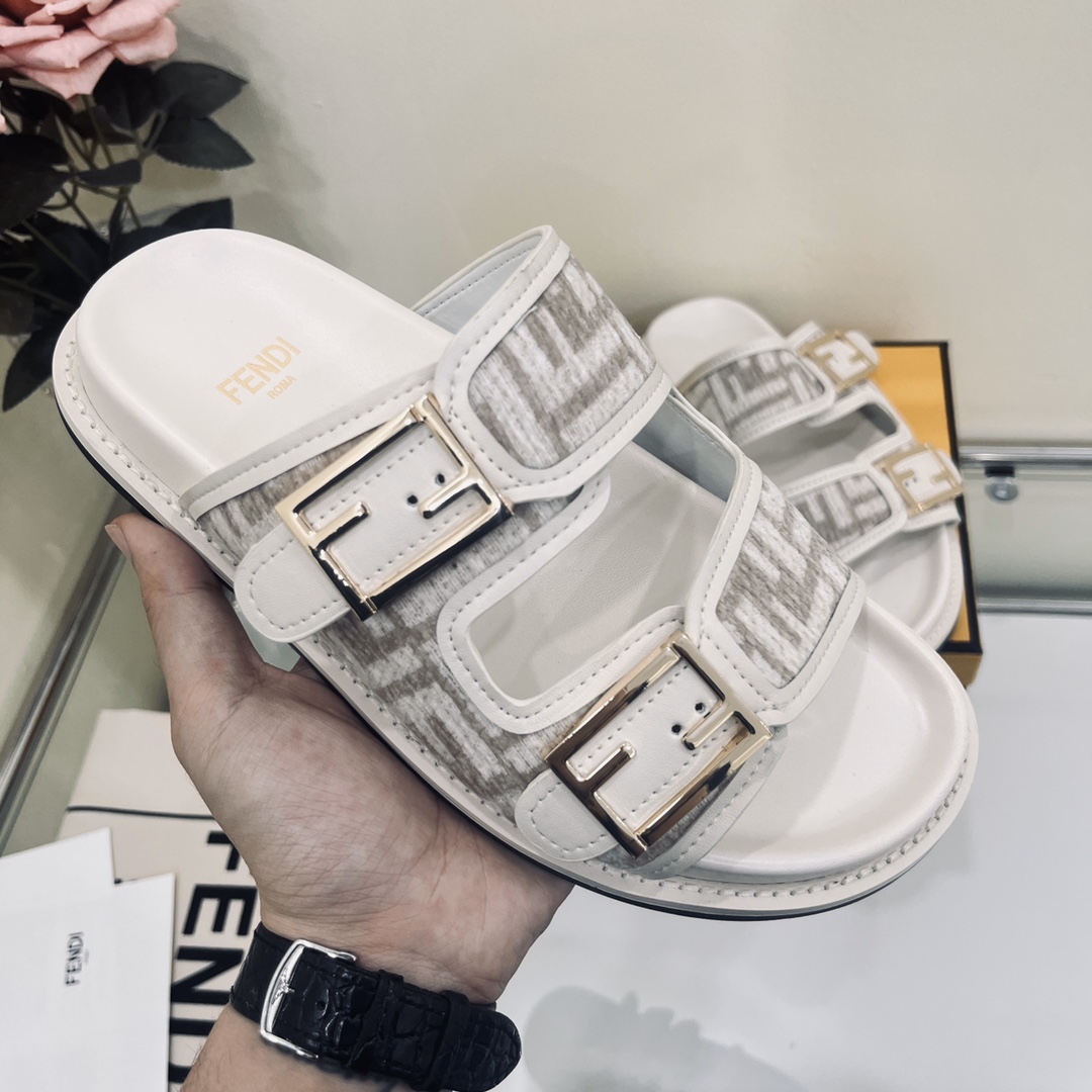 Fendi Feel Slides - DopestKickz