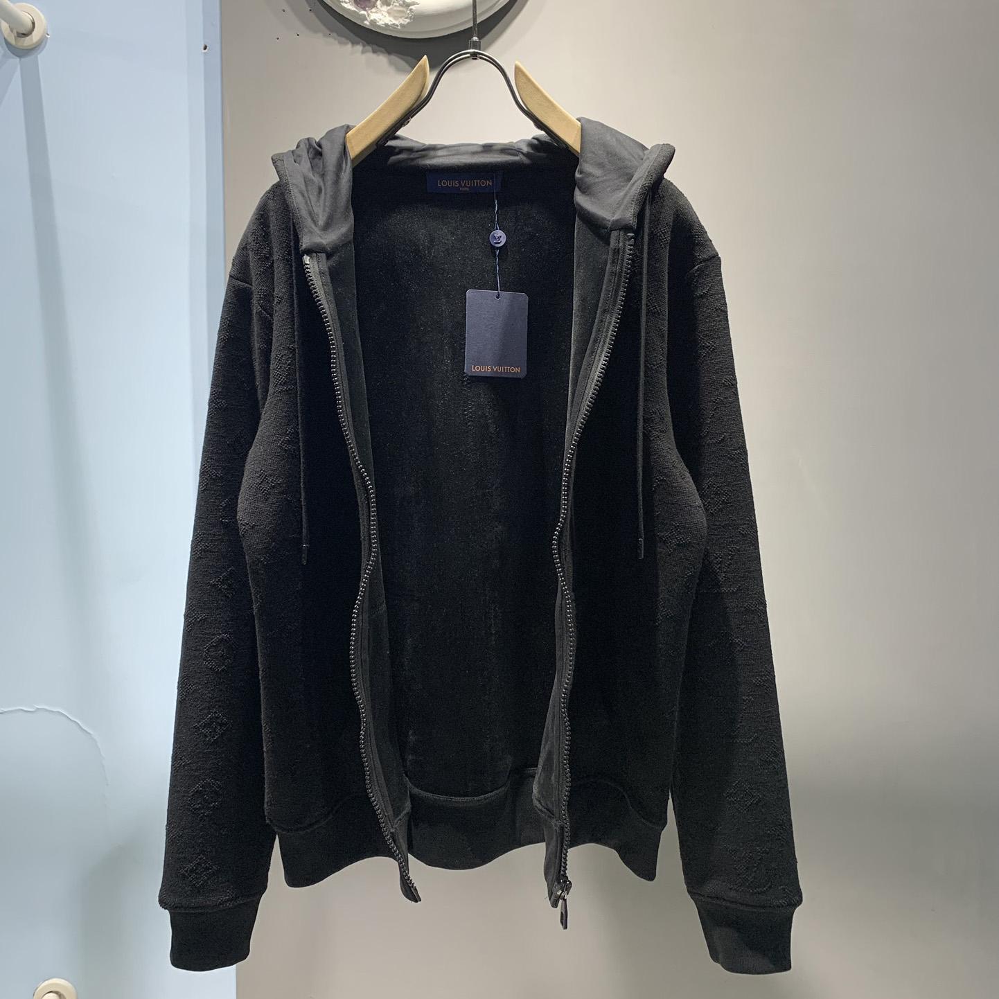 Louis Vuitton Monogram Zip Through Hoodie - DopestKickz