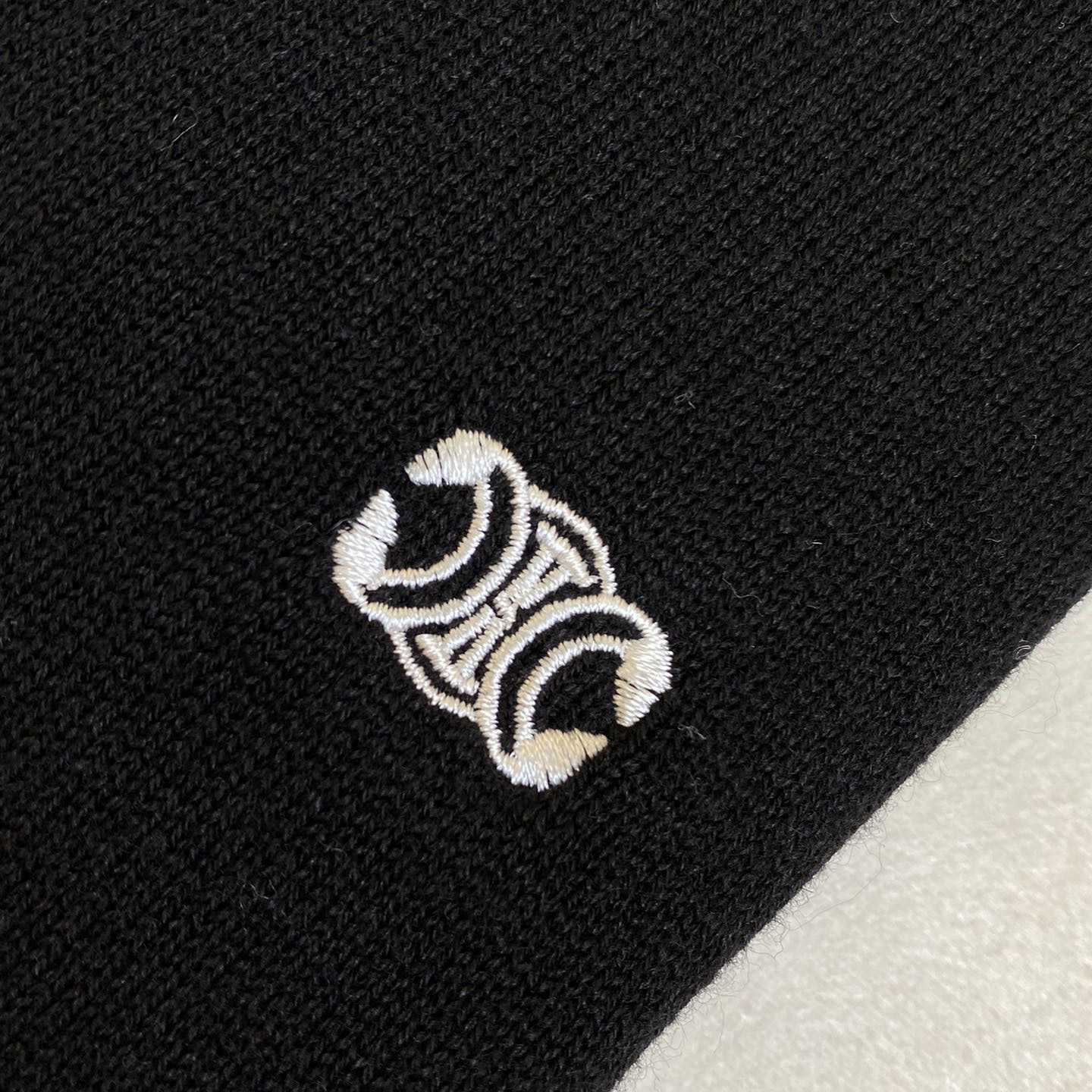 Celine Triomphe V-Neck Wool Sweater Vest - DopestKickz
