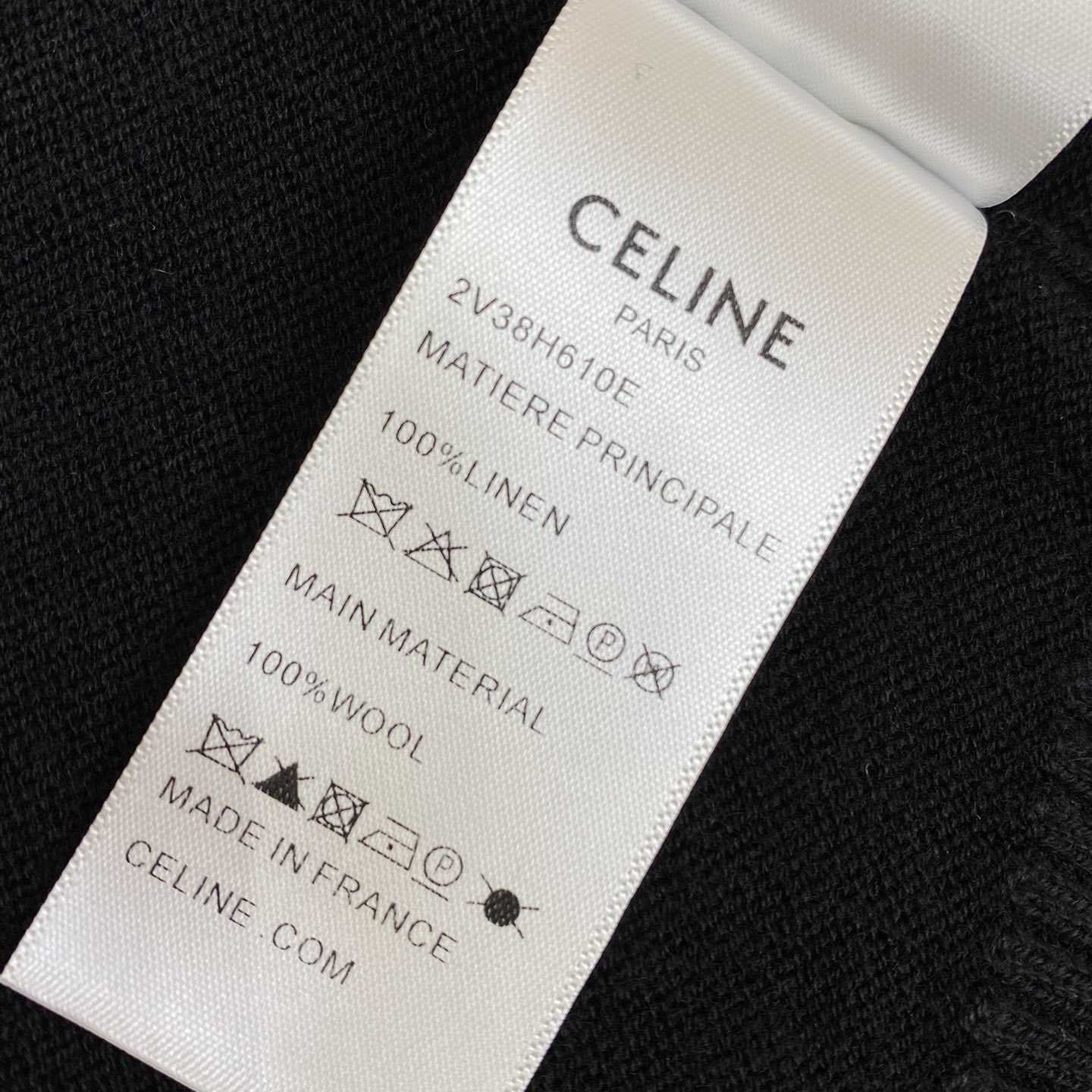 Celine Triomphe V-Neck Wool Sweater Vest - DopestKickz