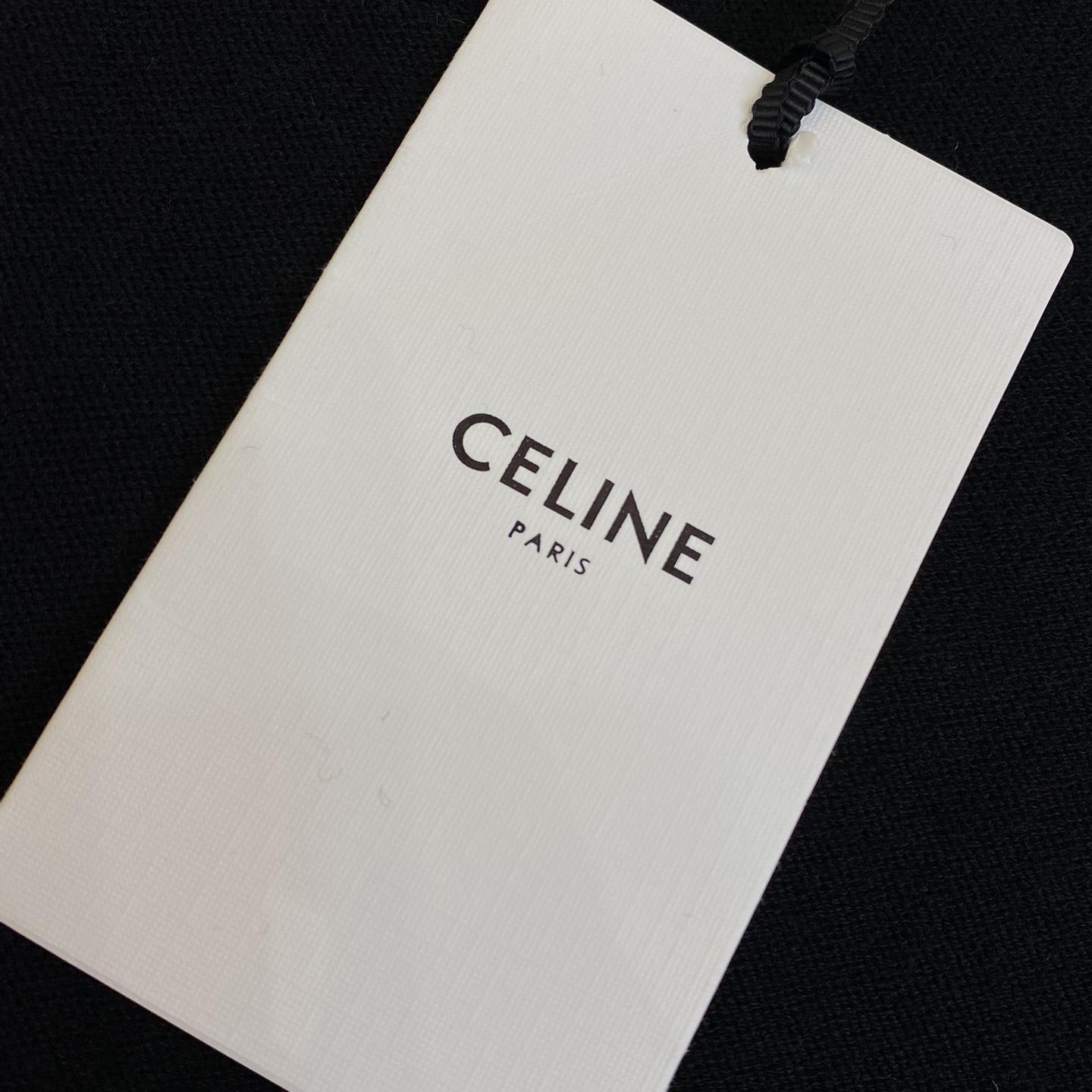 Celine Triomphe V-Neck Wool Sweater Vest - DopestKickz