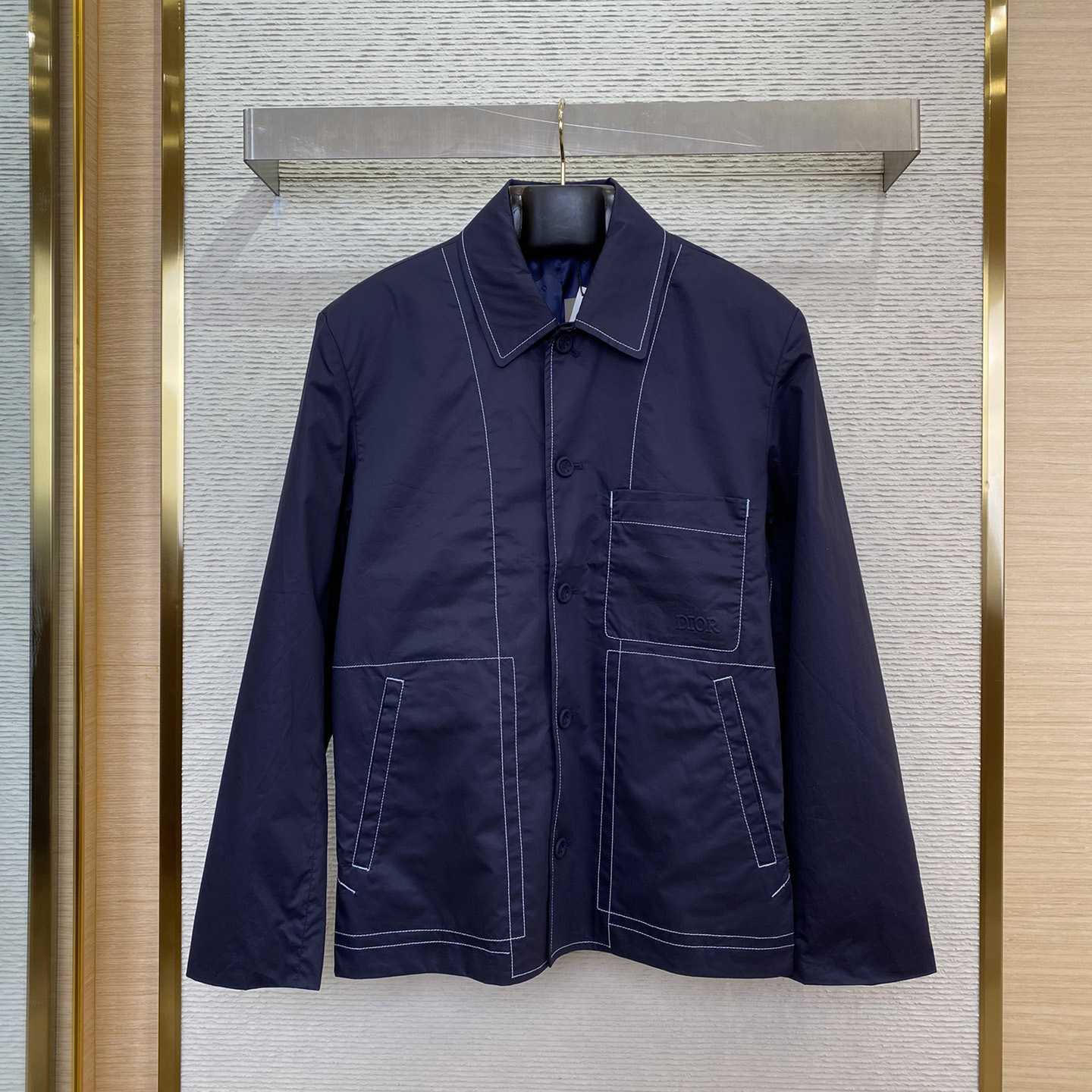 Dior Homme Collared Button-Up Jacket  - DopestKickz