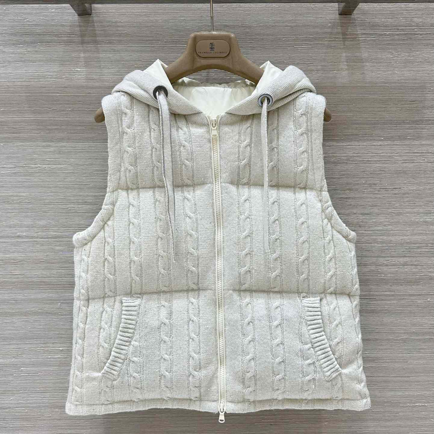 Brunello Cucinelli Knit Down Vest - DopestKickz