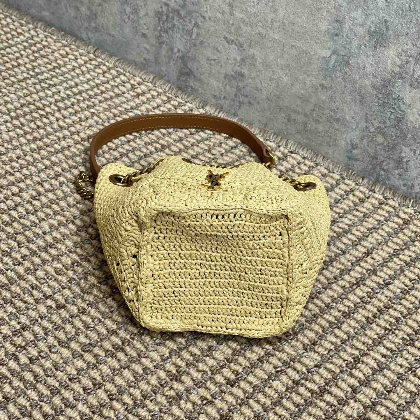 Saint Laurent Mini Joe In Raffia - DopestKickz