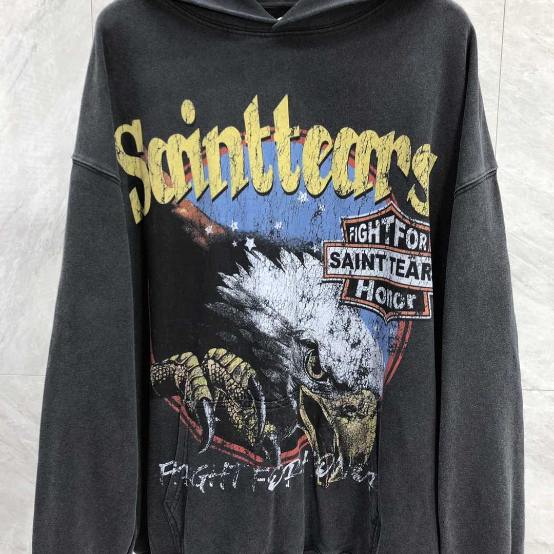 Saint Michael Tears Hoodie - DopestKickz