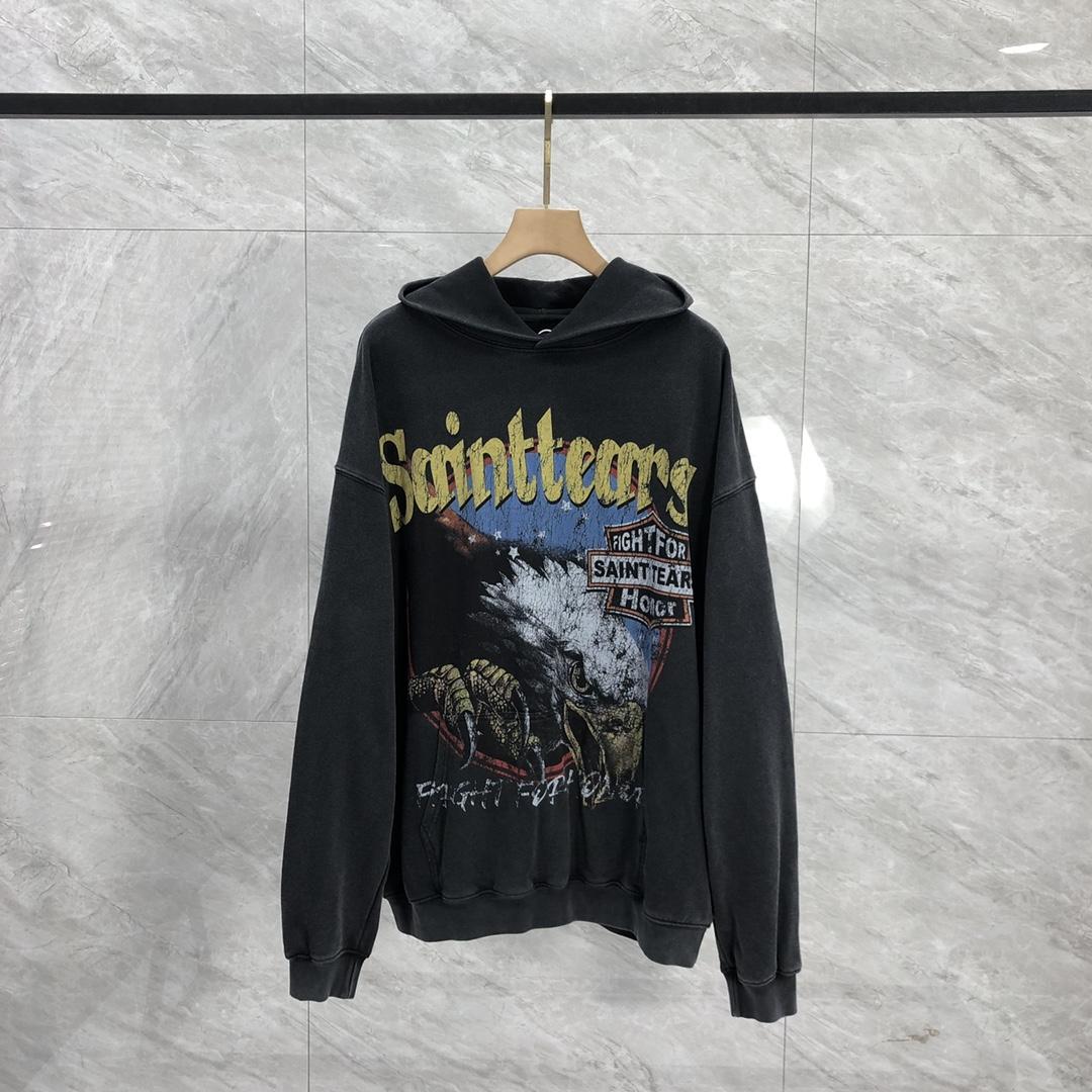 Saint Michael Tears Hoodie - DopestKickz