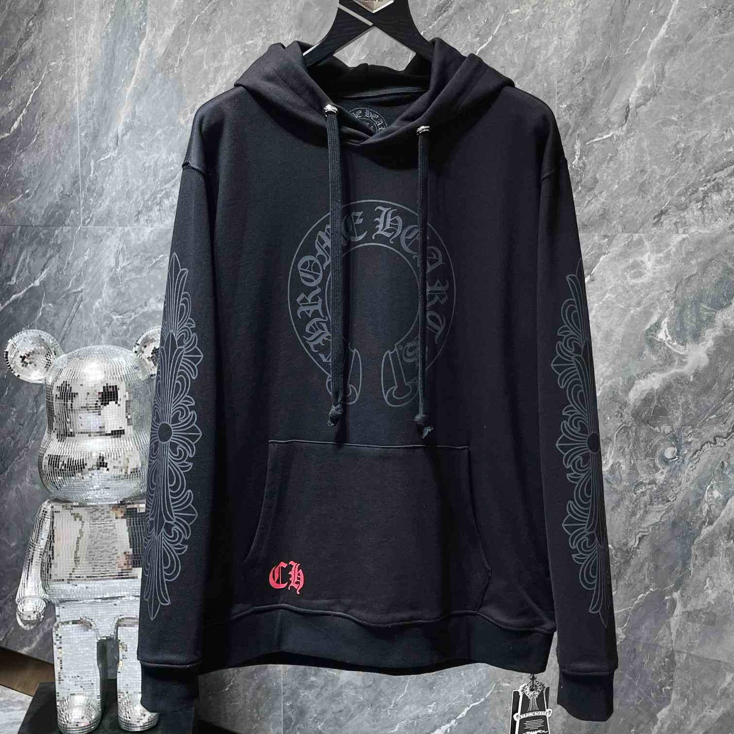 Chrome Hearts Chomper Black Hoodie - DopestKickz
