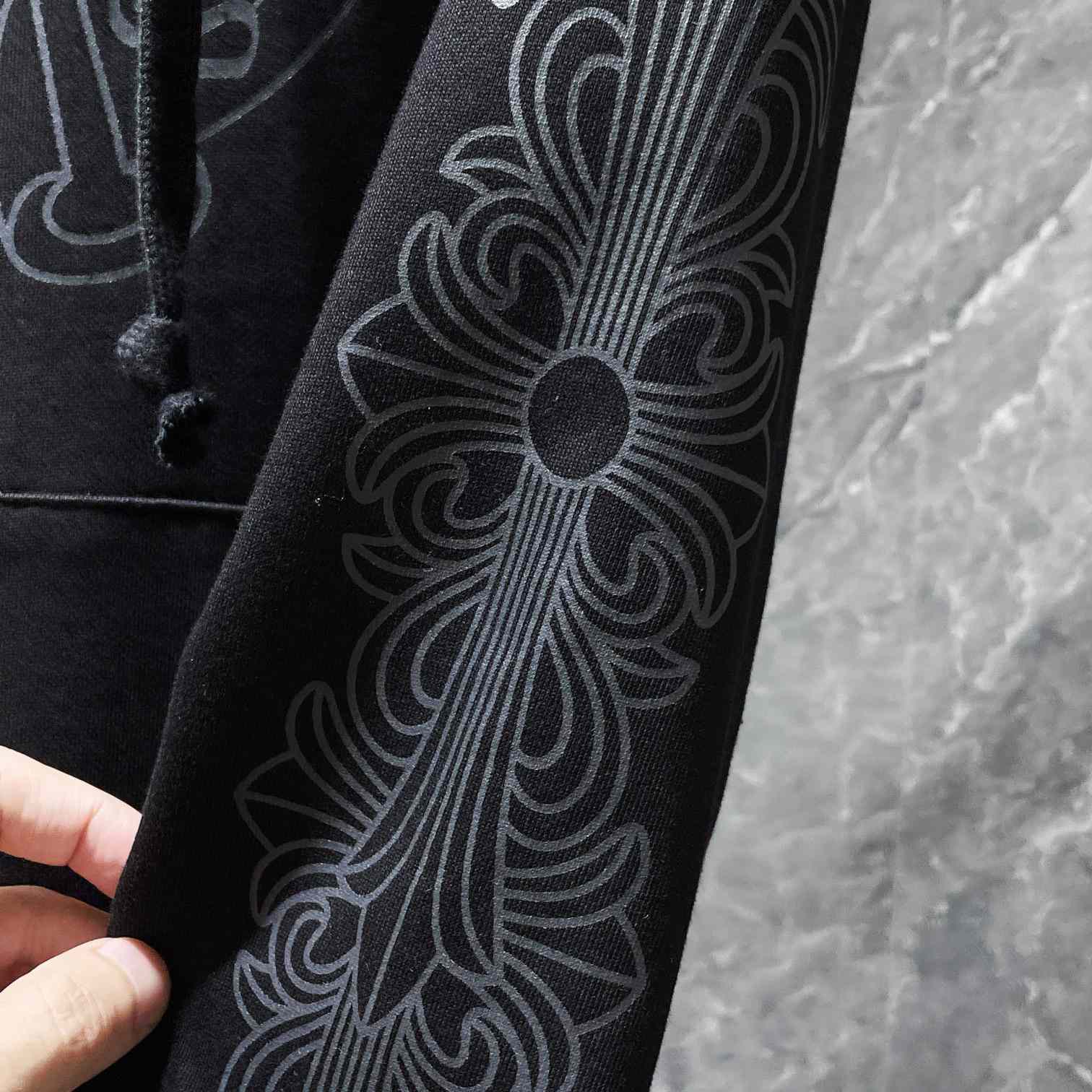 Chrome Hearts Chomper Black Hoodie - DopestKickz