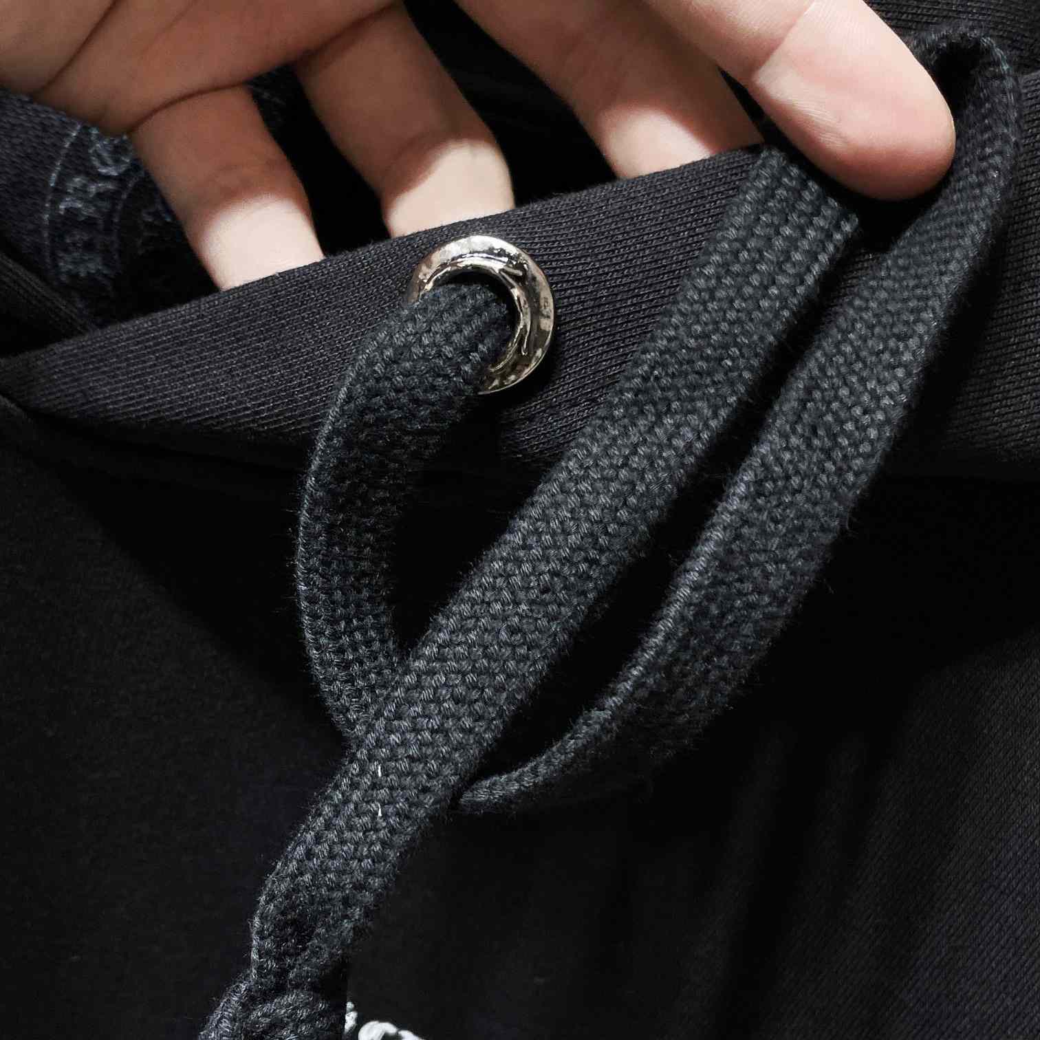 Chrome Hearts Chomper Black Hoodie - DopestKickz