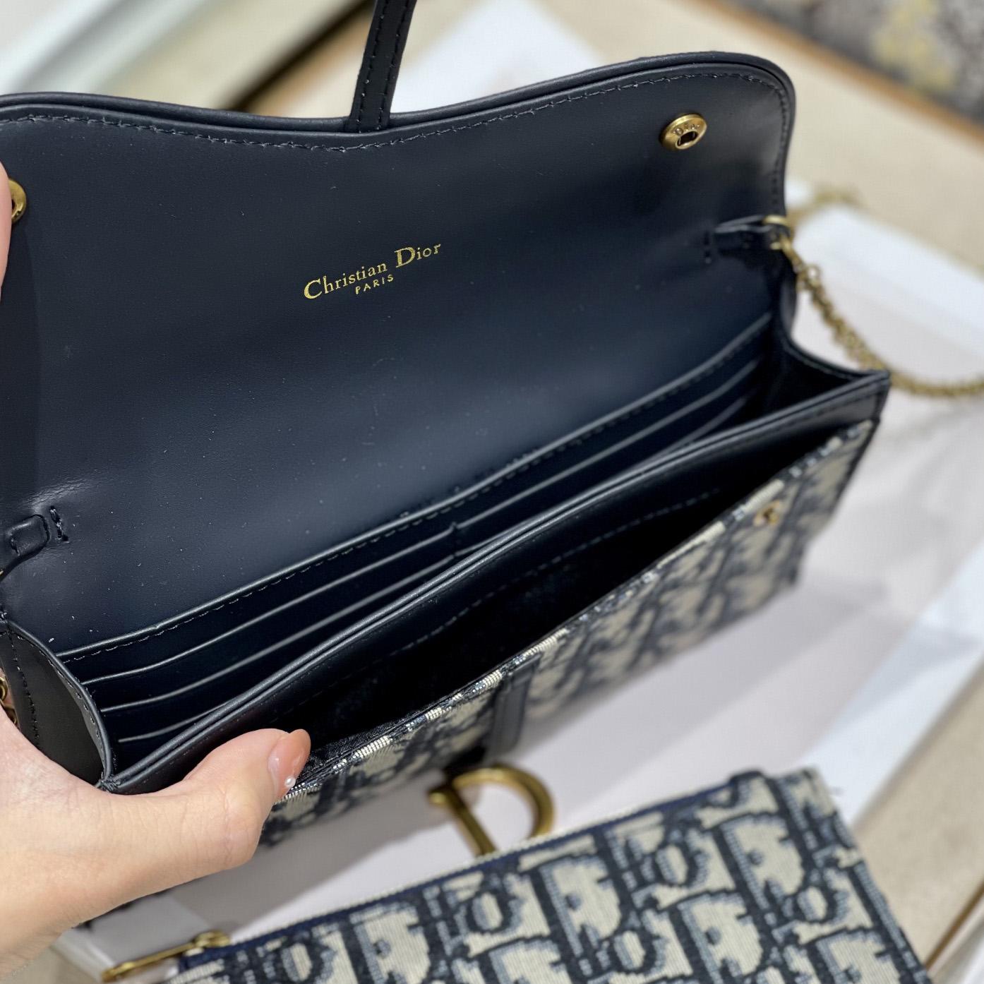 Dior Saddle Pouch With Chain - DopestKickz